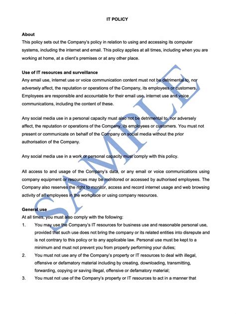 it policy templates for casinos|Common IT Policies For Small Businesses in 2021 (+ Templates) .